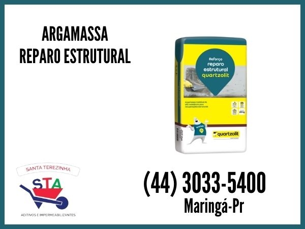 ARGAMASSA REPARO ESTRUTURAL